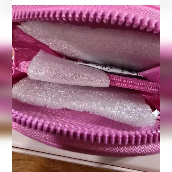 Nanette Lepore Zip Around Wallet Pink Lipstick Breast Cancer Awareness Logo NWT - Picture 7 of 7